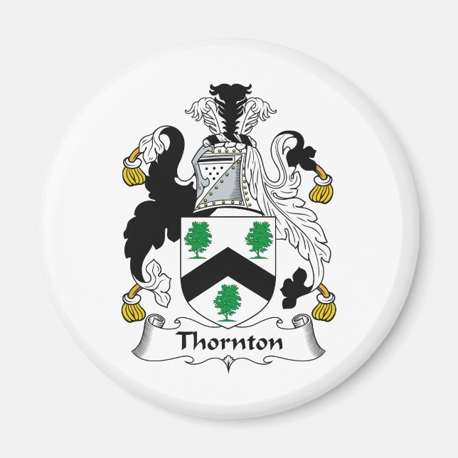 Imán Thornton Family Crest (Frente)