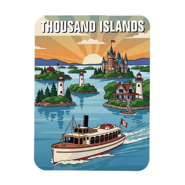 Imán Thousand Islands Ontario Canada (Vertical)