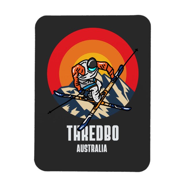 Imán Thredbo Ski Alpine Resort Australia (Vertical)