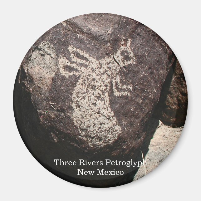 Imán Three Rivers Petroglyph (Frente)