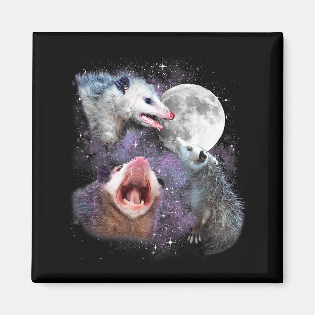 Imán Three Ssums Moon 3 Osums Dead Moon Weird Cursed Me (Frente)