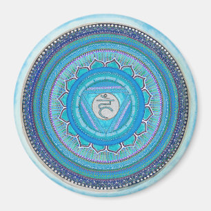 Imán Throat Chakra Mandala Magnet