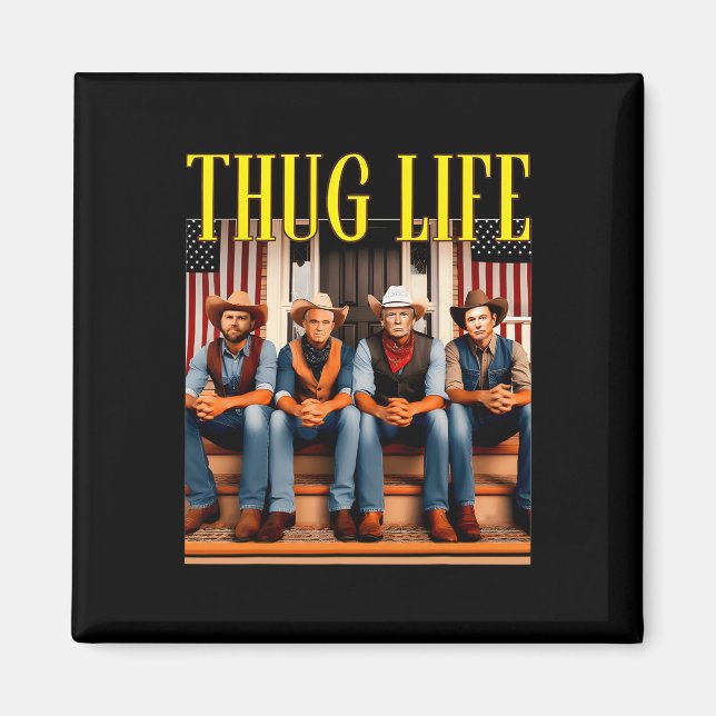 Imán Thug Life Trump Vance Kennedy Elon (Frente)