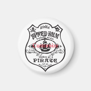 Imán Thunder_Cove, bebida pirata de ron picada
