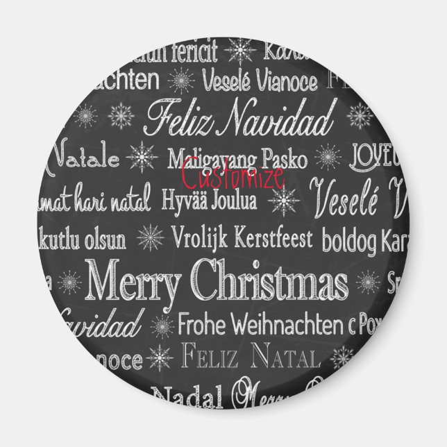 Imán Thunder_Cove de patrón de diamante de semitono (Frente)