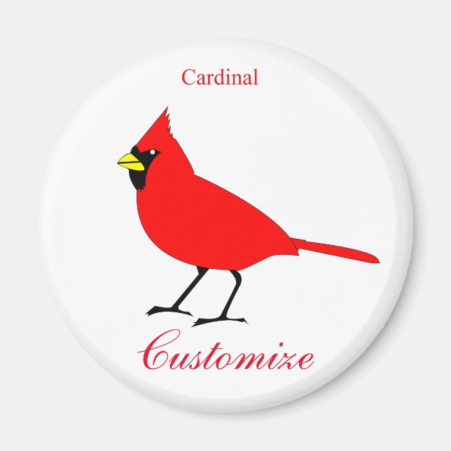 Imán Thunder_Cove del Cardenal Rojo (Frente)