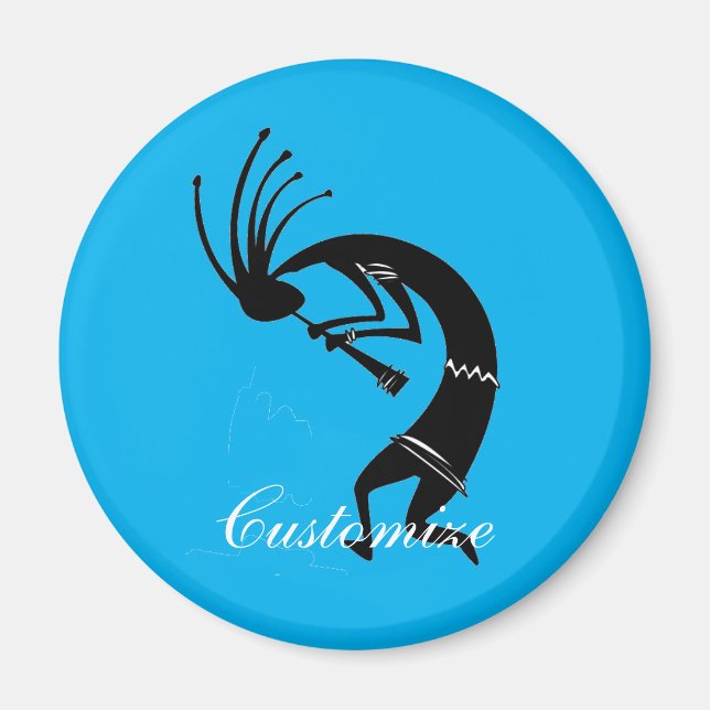 Imán Thunder_Cove, jugador de flauta de Kokopelli (Frente)