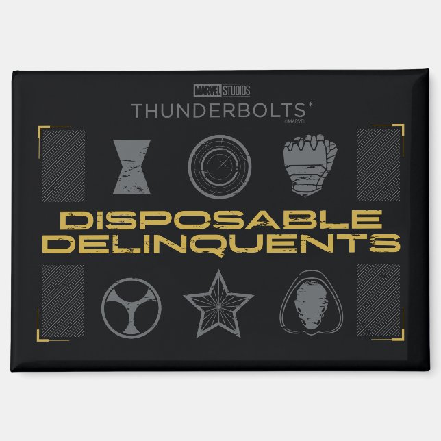 Imán Thunderbolts* | Delincuentes Desechables (Anverso)