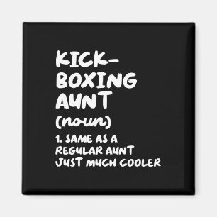 Imán Tía de kickboxing definición divertida artes marci
