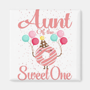 Imán Tía De La Dulce Familia Que Coincide Con El Primer