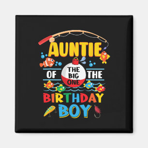 Imán Tía De La Gran Pesca Primer Cumpleaños Ofishal