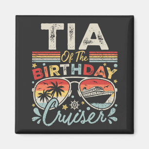 Imán Tía de la plaza de vacaciones de crucero de cumple