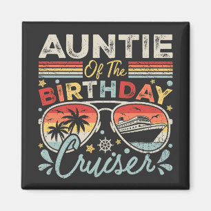 Imán Tía de la plaza de vacaciones de crucero de cumple