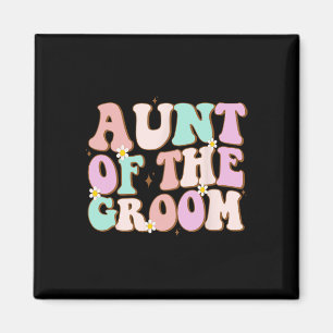 Imán Tía Groovy De La Tía De La Ducha De La Boda De Gro