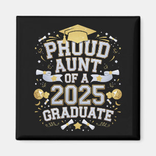 Imán Tía Orgullosa De Un Graduado En 2025 Graduación Fa
