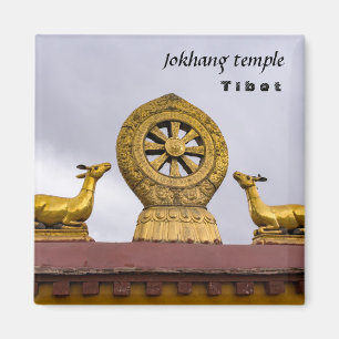Imán Tíbet, Lhasa - Rueda Dharma en el templo Jokhang