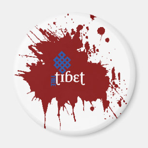 Imán Tíbet libre sangriento