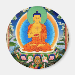 Imán Tibetano Thangka Prabhutaratna Buda