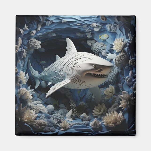 Imán Tiburón 3D (Frente)