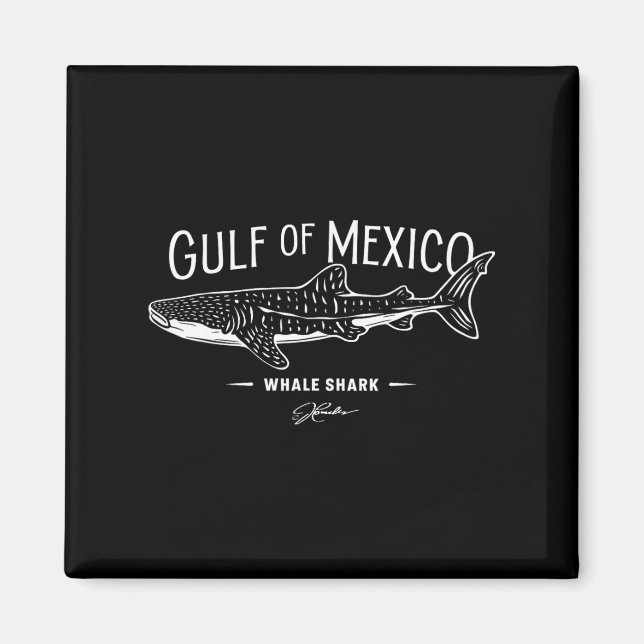 Imán Tiburón ballena del Golfo De México (Frente)