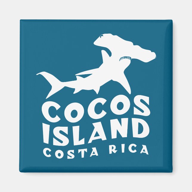 Imán Tiburón martillo Isla del Coco (Frente)