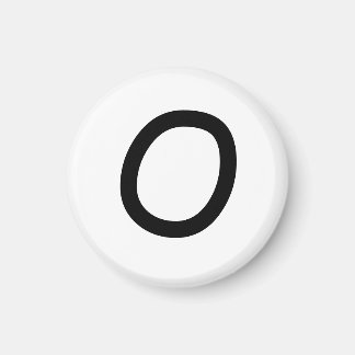 Imán Tic Tac Toe 1-1/4" Fridge Magnet "O"