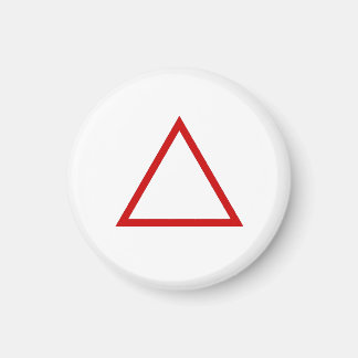 Imán Tic Tac Toe 1-1/4" Fridge Magnet "Triángulo"