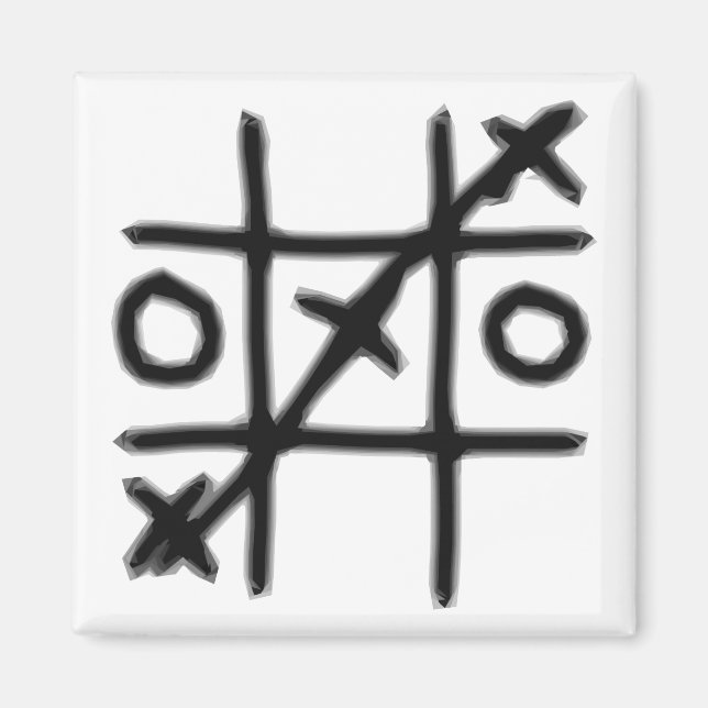 Imán Tic Tac Toe - 3 en fila (Frente)