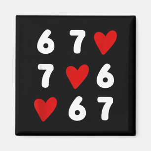 Imán Tic Tac Toe Divertido Día de San Valentín 67 Meme