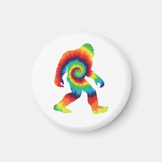 Imán Tie Dye Bigfoot (Frente)