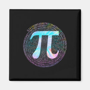 Imán Tie Dye Pi Happy Pi Day