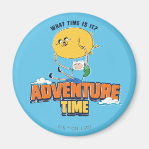 Imán Tiempo de aventura   Jake Flotando Con Finn