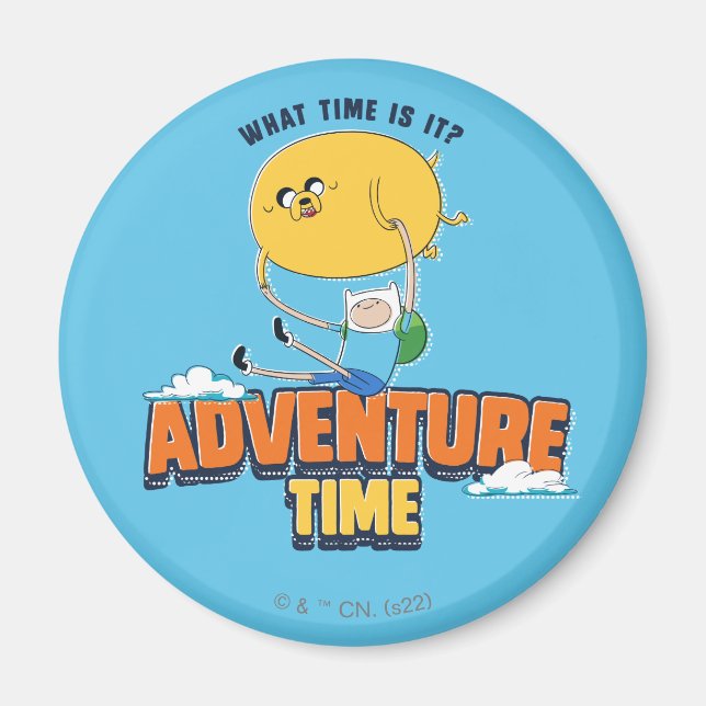 Imán Tiempo de aventura | Jake Flotando Con Finn (Frente)