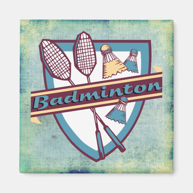 Imán Tiempo de Badminton (Frente)