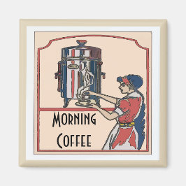 Imán Tiempo de café, editar texto