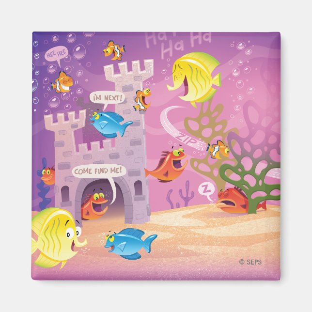 Imán Tiempo De Contar Bajo El Mar (Frente)