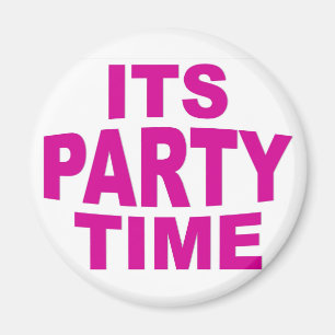Imán Tiempo de Fiesta rosado
