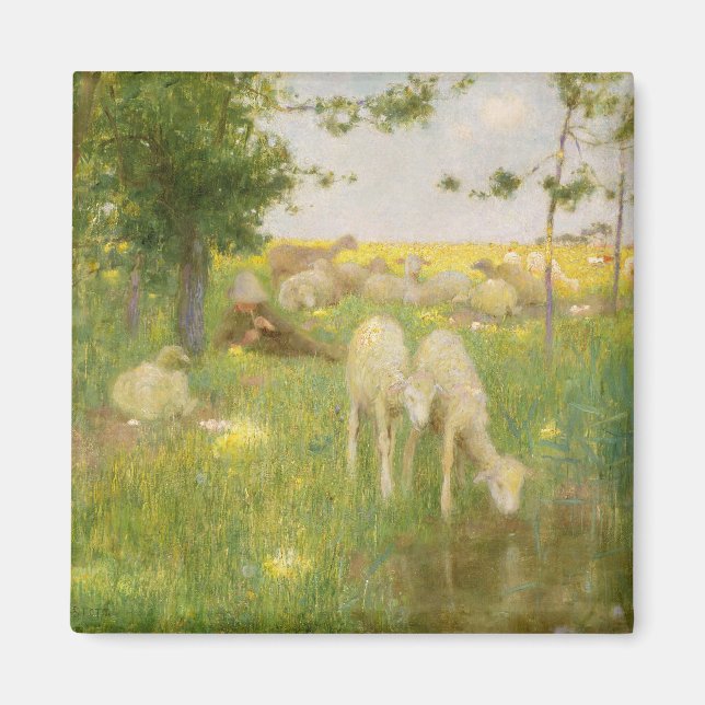 Imán Tiempo de primavera (Frente)