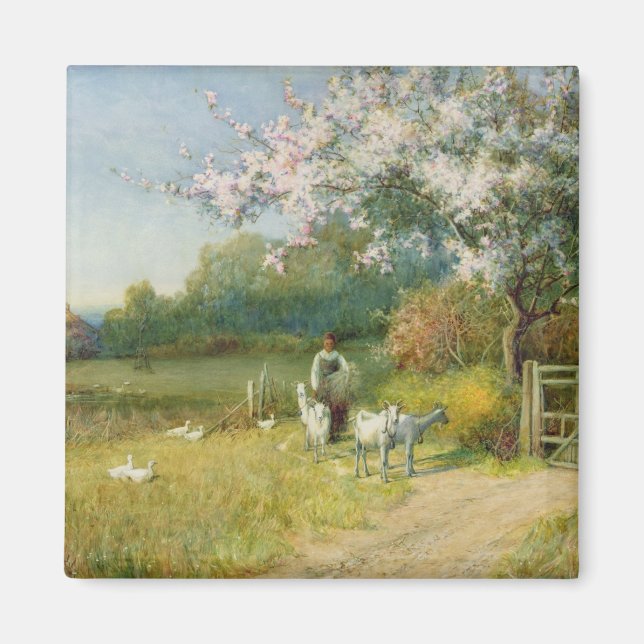 Imán Tiempo de primavera (Frente)