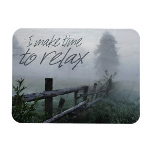 Imán "Tiempo de relajación" Motivación Afirmación Flexi