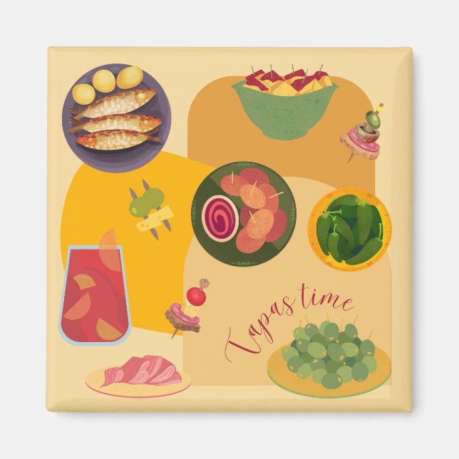 Imán Tiempo de Tapas (Frente)