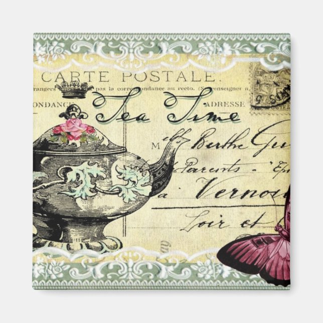 Imán Tiempo de té (Frente)