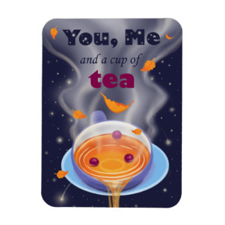 Imán Tiempo de té de la Copa de Té Fiesta