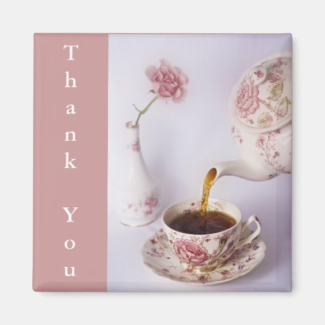 Imán Tiempo de té, gracias (Frente)