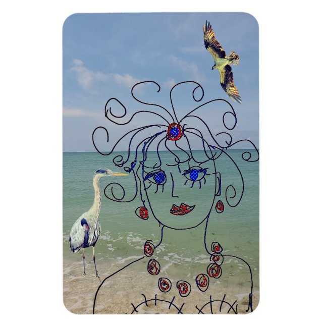 Imán Tiempo de verano (Vertical)