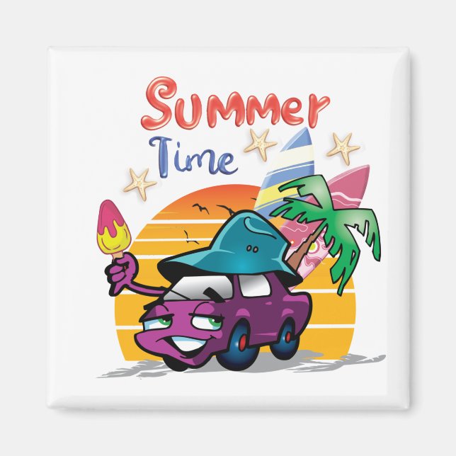 Imán Tiempo de verano (Frente)