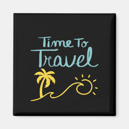 Imán Tiempo De Viajar A La Playa