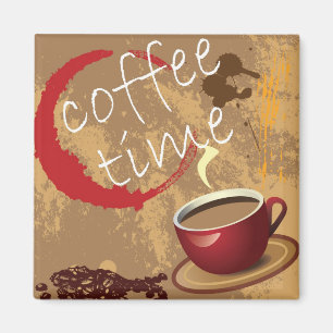 Imán Tiempo del café