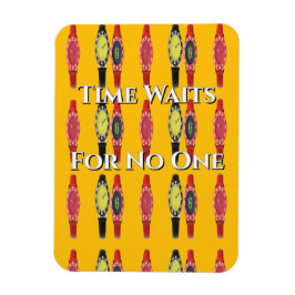 Imán Tiempo Esperado Para Nadie Refrigerador