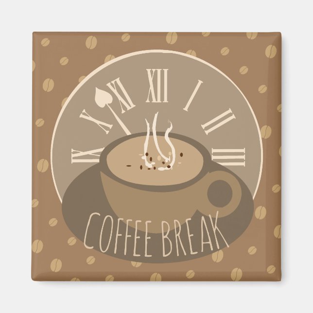 Imán Tiempo para el Reloj y los Alfrejas para el Café (Frente)